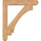 Ekena Millwork Imperial Craftsman Smooth Bracket w/ Offset Brace, Western Red Cedar, 7 1/2"W x 42"D x 48"H BKT0806X42X48IMP04SWR - alternate 4